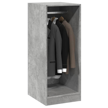 vidaXL Wardrobe Concrete Grey 48x41x102 cm Engineered Wood 4