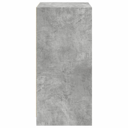 vidaXL Wardrobe Concrete Grey 48x41x102 cm Engineered Wood 6