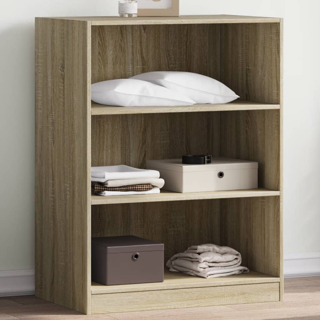 Wardrobe Engineered Wood without Rod in Sonoma Oak