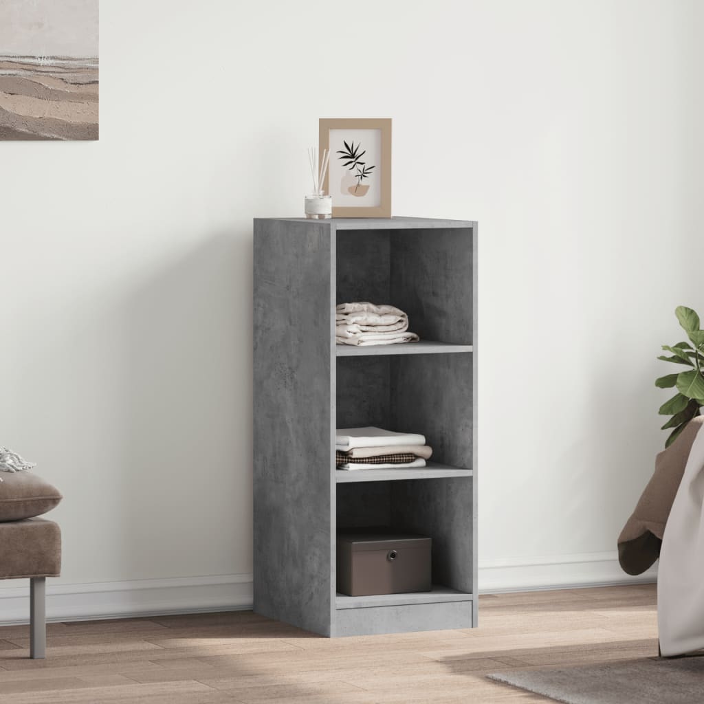 vidaXL Wardrobe Concrete Grey 48x41x102 cm Engineered Wood 3