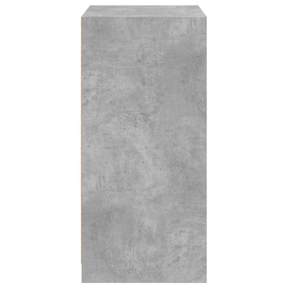vidaXL Wardrobe Concrete Grey 48x41x102 cm Engineered Wood 6