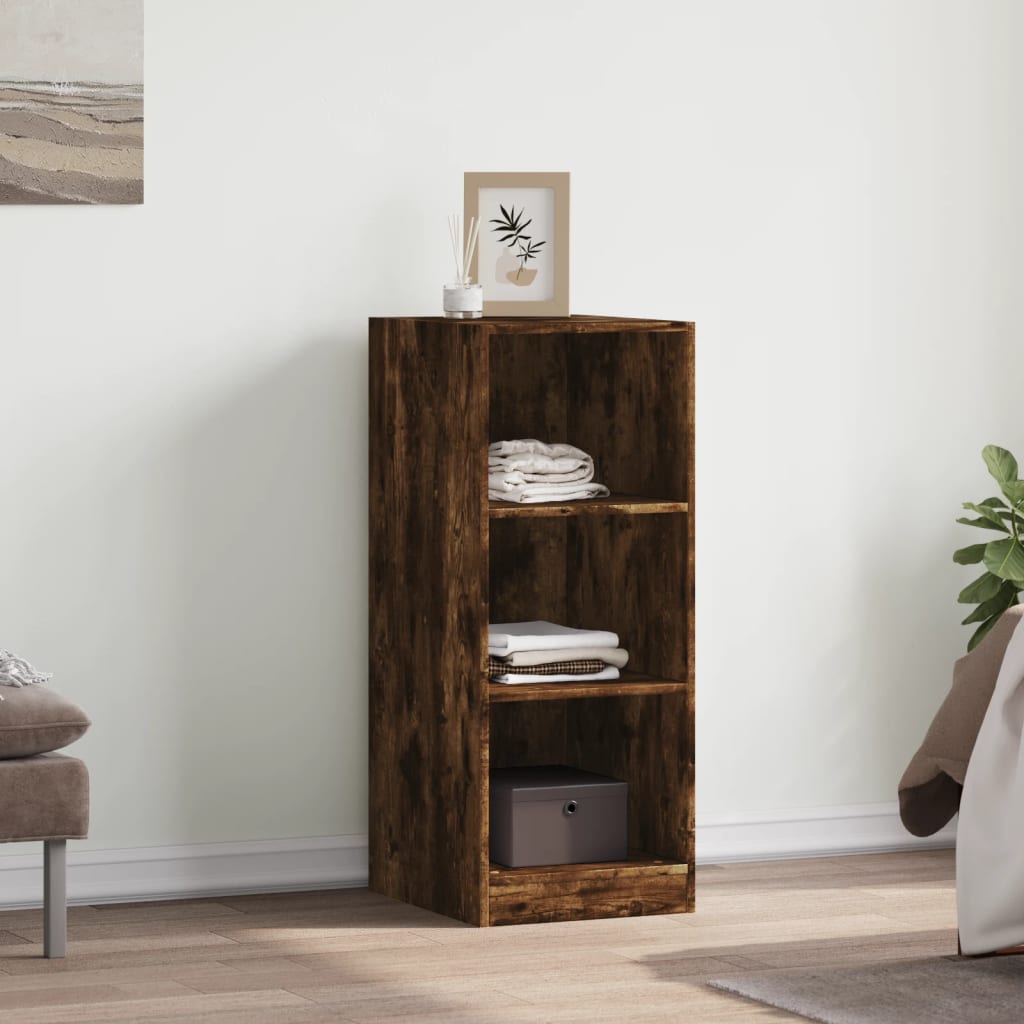 vidaXL Wardrobe Smoked Oak 48x41x102 cm Engineered Wood 3