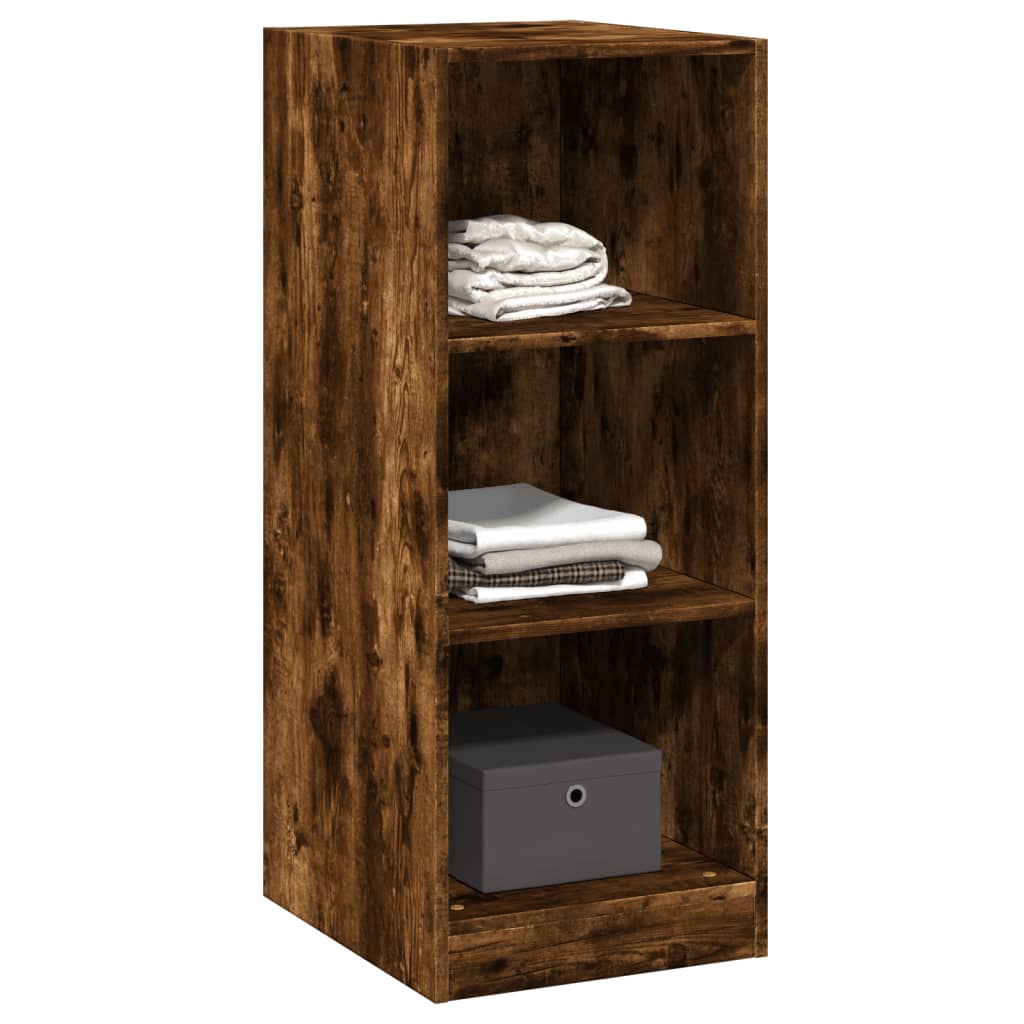vidaXL Wardrobe Smoked Oak 48x41x102 cm Engineered Wood 4