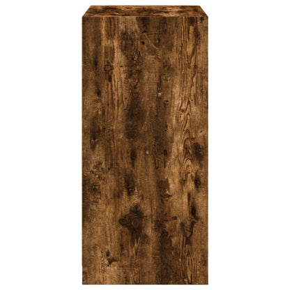 vidaXL Wardrobe Smoked Oak 48x41x102 cm Engineered Wood 6