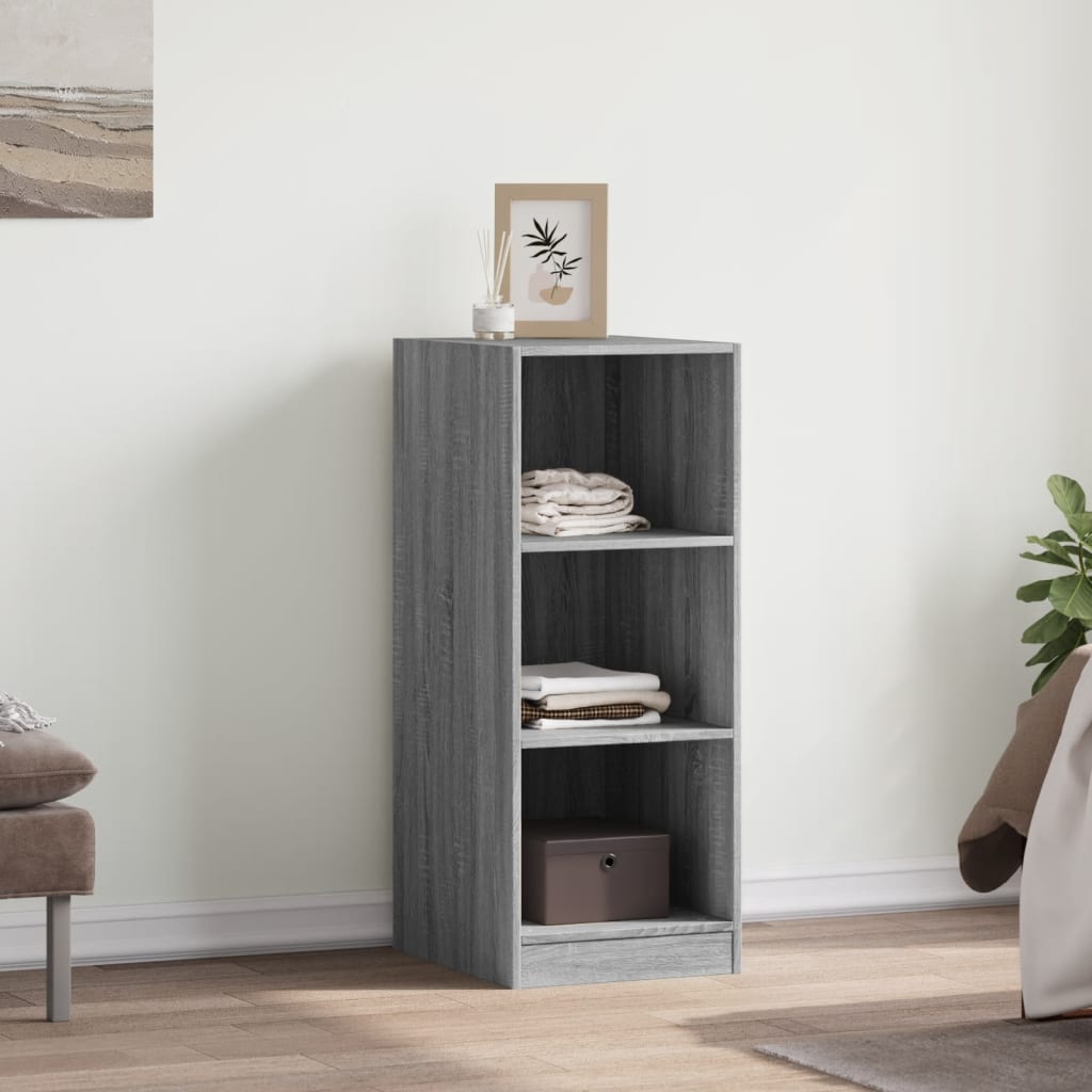 vidaXL Wardrobe Grey Sonoma 48x41x102 cm Engineered Wood 3