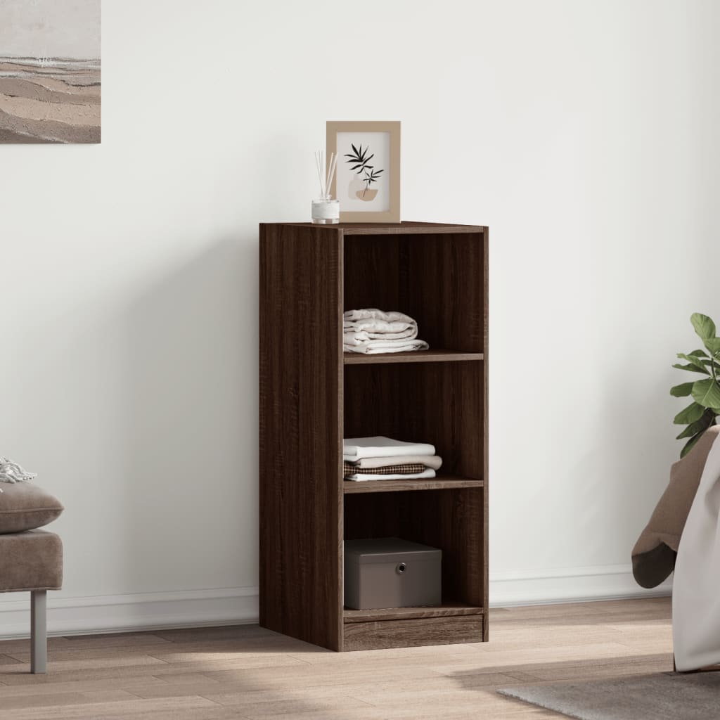 vidaXL Wardrobe Brown Oak 48x41x102 cm Engineered Wood 3