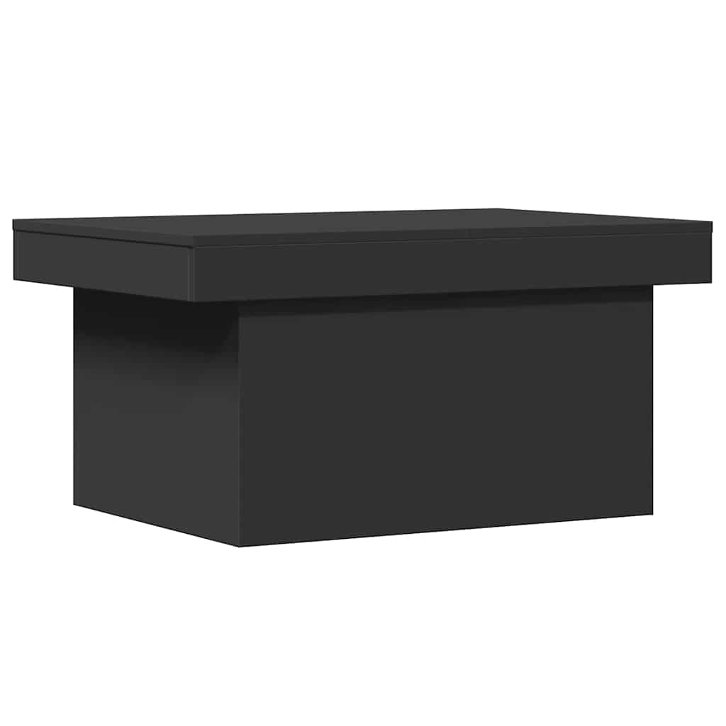vidaXL Coffee Table Black 80x55x40 cm Engineered Wood 2