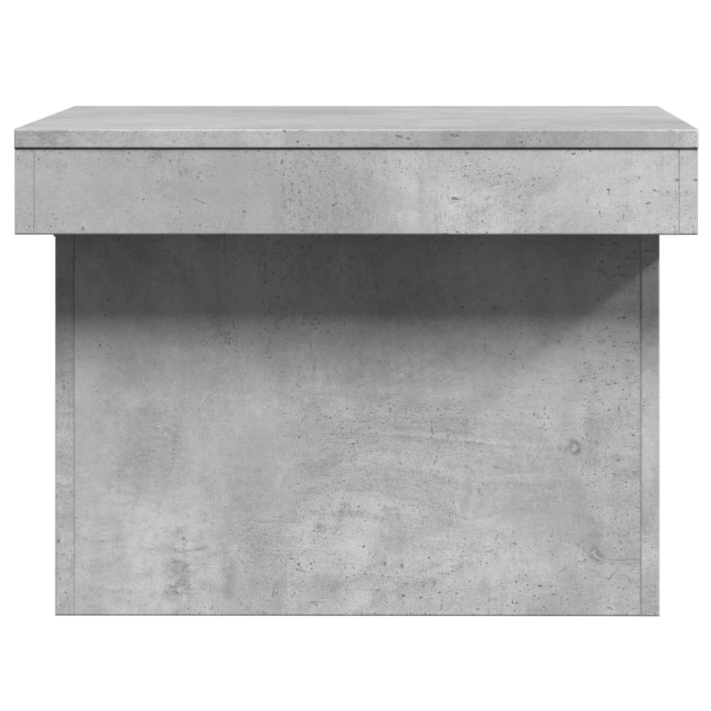 Coffee Table Concrete Grey Engineered Wood