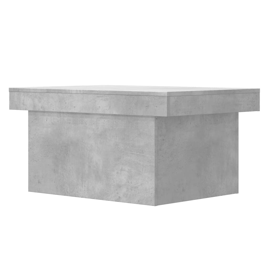 Coffee Table Concrete Grey Engineered Wood