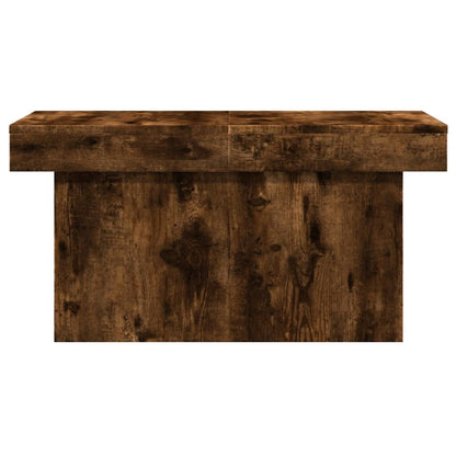vidaXL Coffee Table Smoked Oak 80x55x40 cm Engineered Wood 5