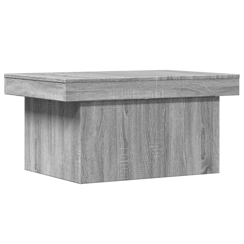 vidaXL Coffee Table Grey Sonoma 80x55x40 cm Engineered Wood 2