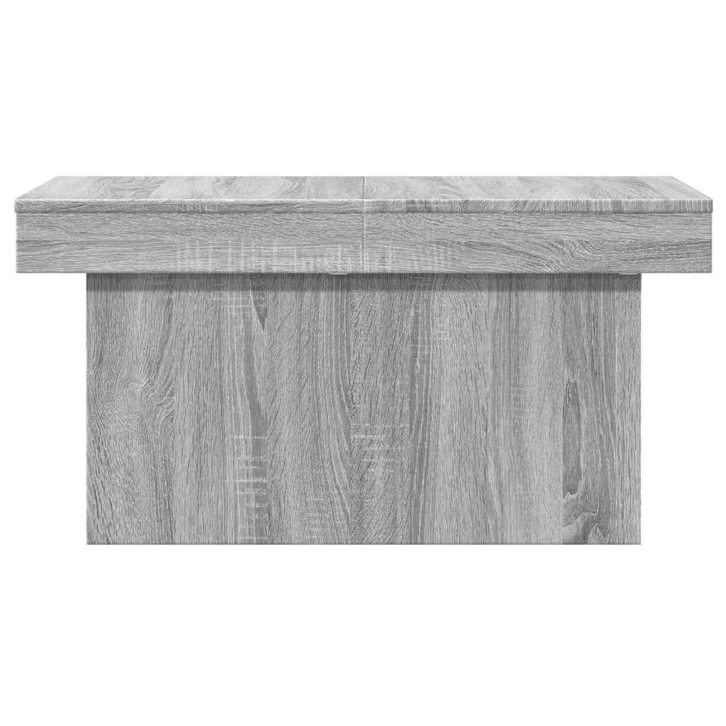 vidaXL Coffee Table Grey Sonoma 80x55x40 cm Engineered Wood 5
