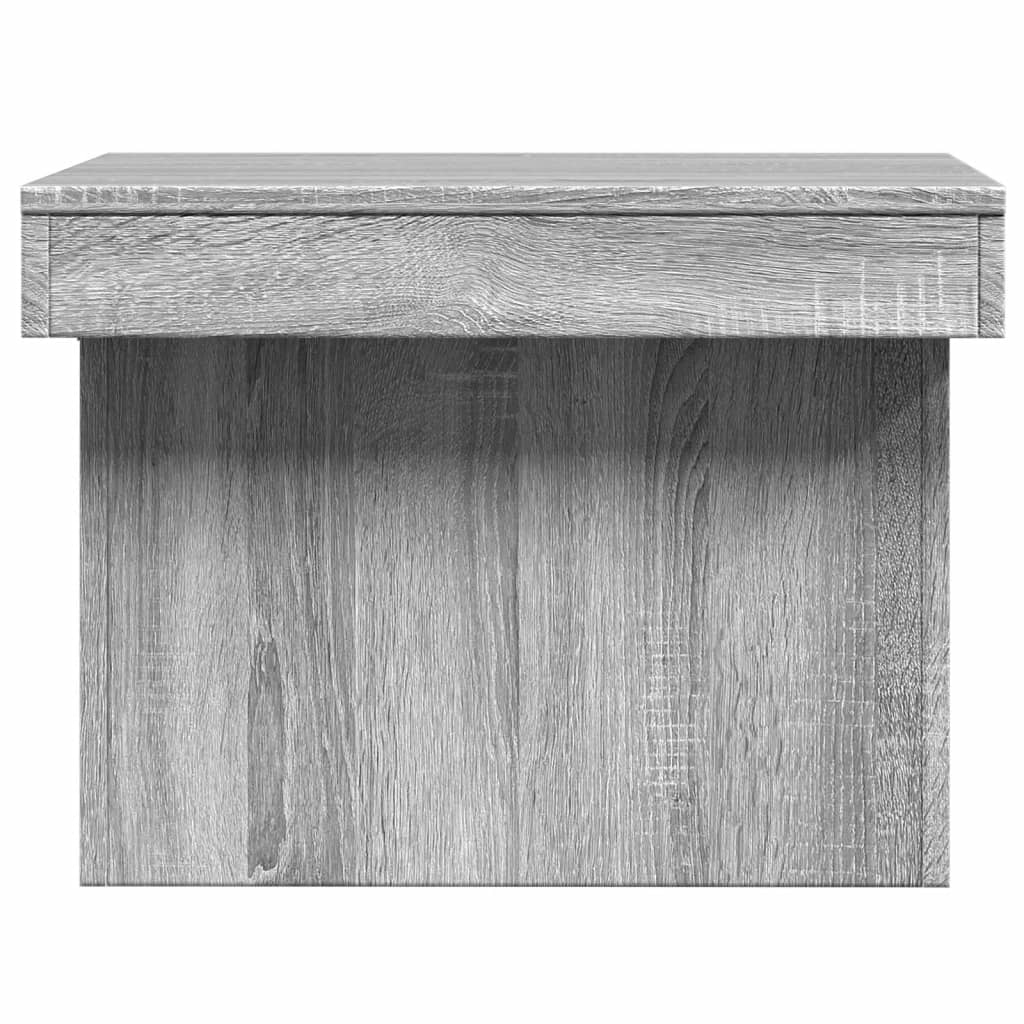 vidaXL Coffee Table Grey Sonoma 80x55x40 cm Engineered Wood 6
