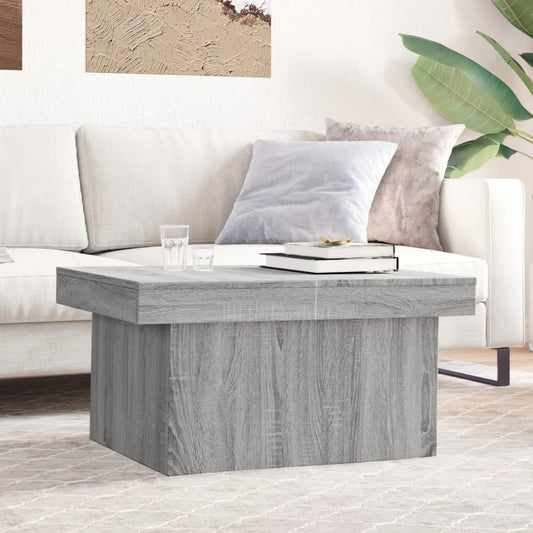 vidaXL Coffee Table Grey Sonoma 80x55x40 cm Engineered Wood 1