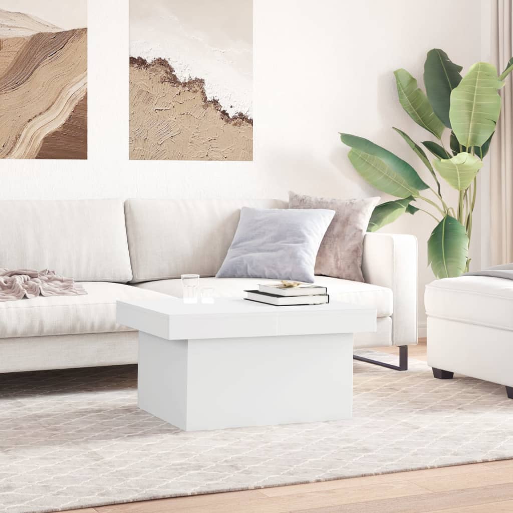 vidaXL Coffee Table White 100x55x40 cm Engineered Wood 3