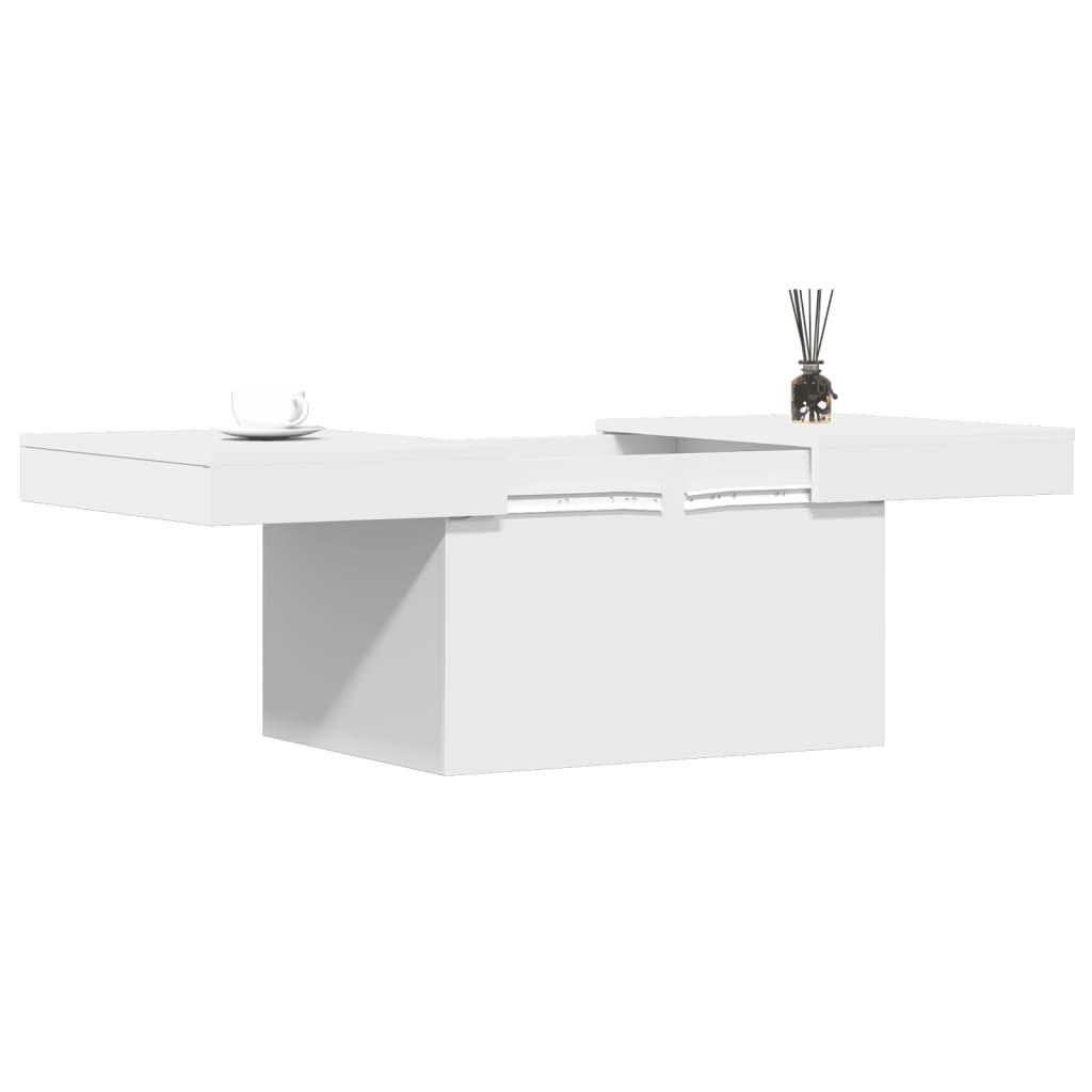 vidaXL Coffee Table White 100x55x40 cm Engineered Wood 4