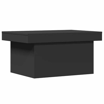 Coffee Table 100x55x40 cm Engineered Wood Black 100 cm
