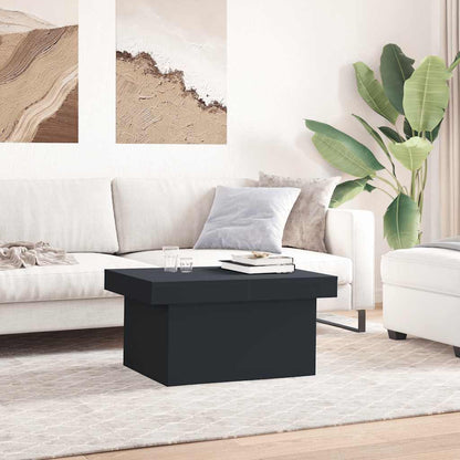 Coffee Table 100x55x40 cm Engineered Wood Black 100 cm