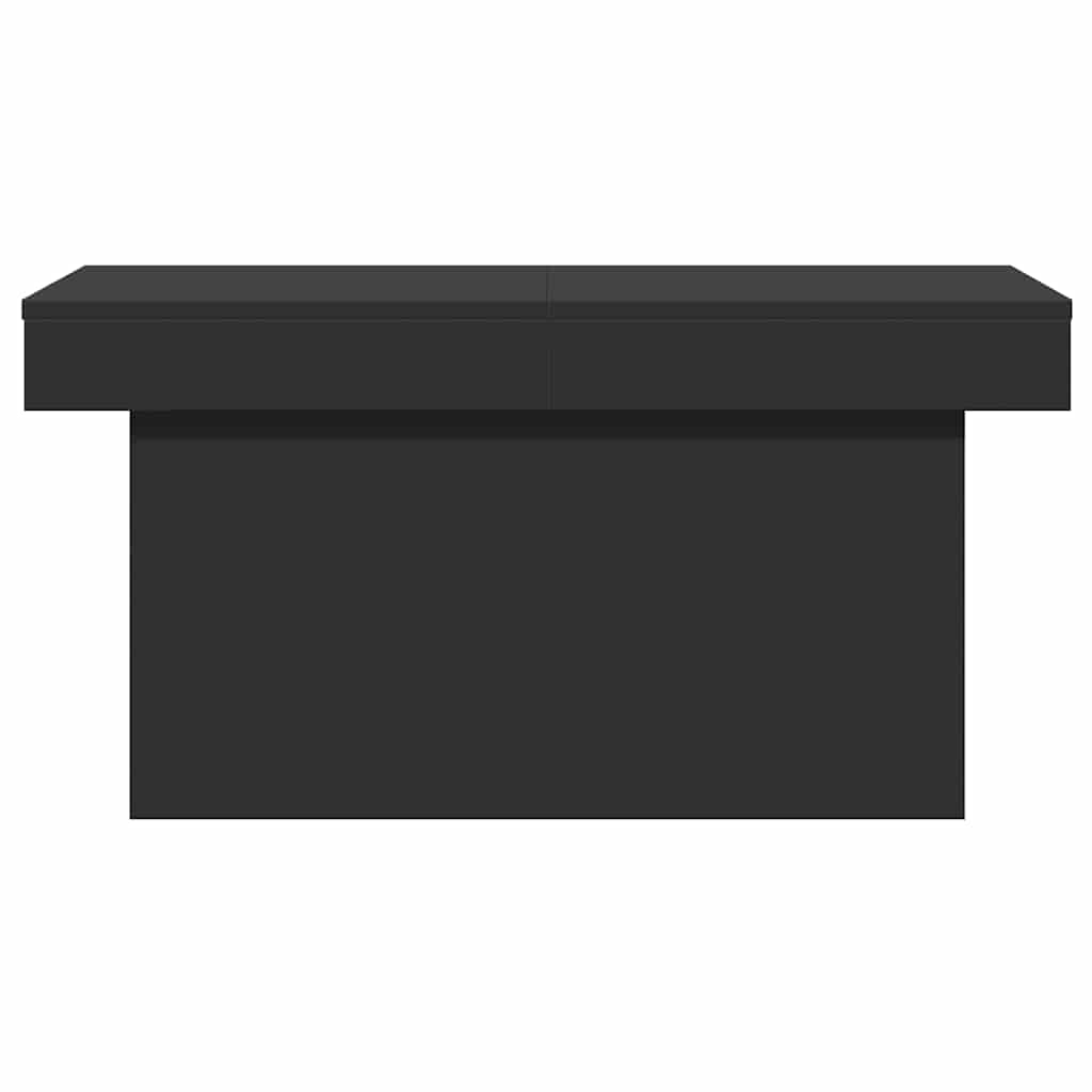 vidaXL Coffee Table Black 100x55x40 cm Engineered Wood 5