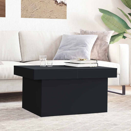 Coffee Table 100x55x40 cm Engineered Wood Black 100 cm