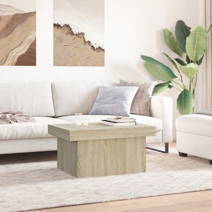 vidaXL Coffee Table Sonoma Oak 100x55x40 cm Engineered Wood 3
