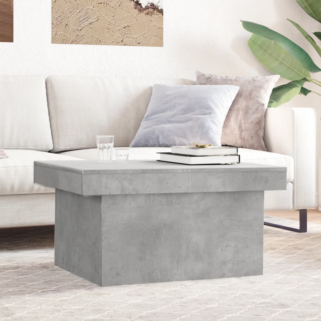 vidaXL Coffee Table Concrete Grey 100x55x40 cm Engineered Wood 1