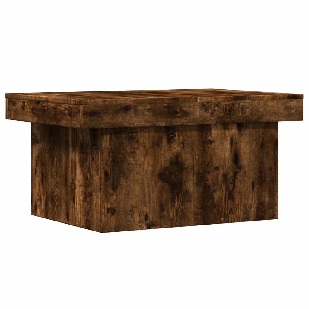 vidaXL Coffee Table Smoked Oak 100x55x40 cm Engineered Wood 2