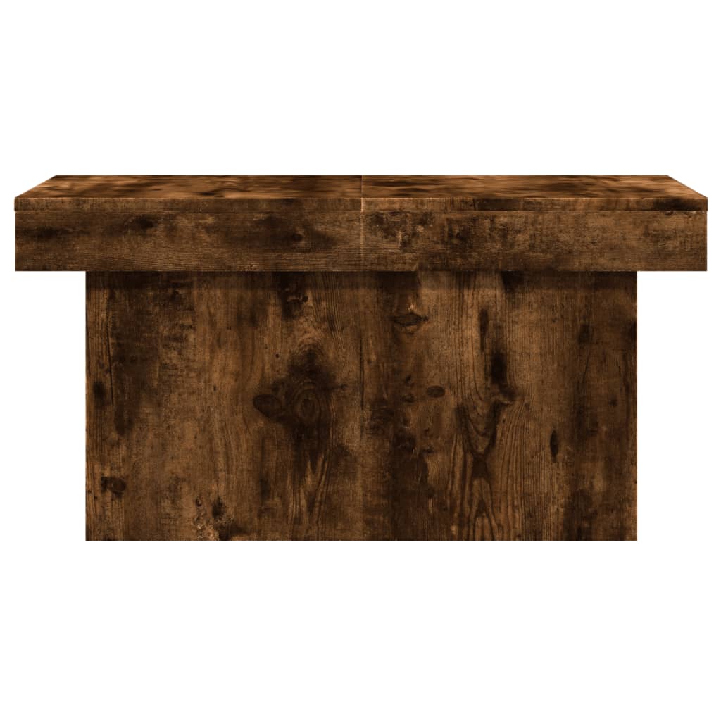 vidaXL Coffee Table Smoked Oak 100x55x40 cm Engineered Wood 5