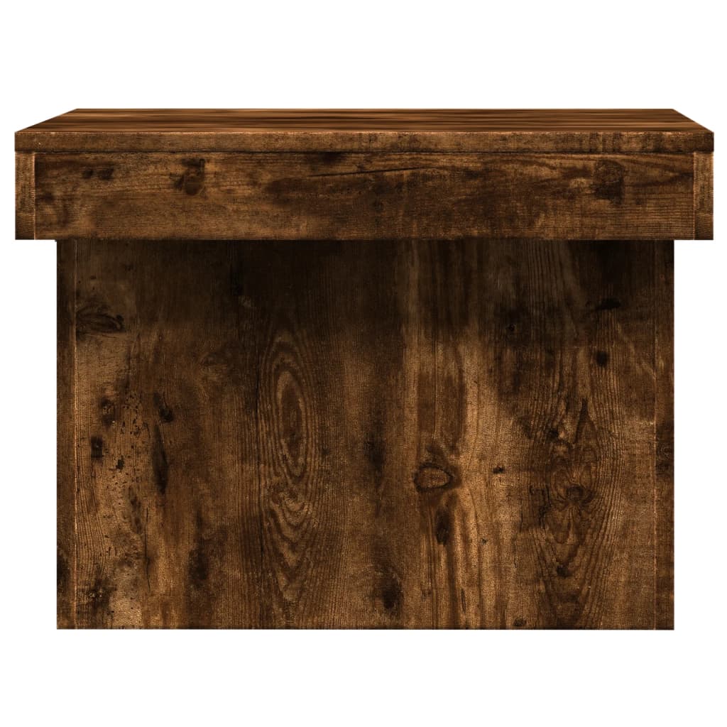 vidaXL Coffee Table Smoked Oak 100x55x40 cm Engineered Wood 6