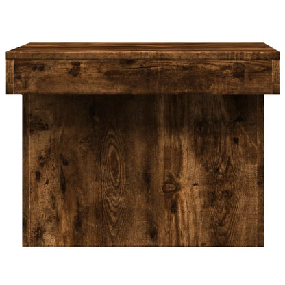 vidaXL Coffee Table Smoked Oak 100x55x40 cm Engineered Wood 6