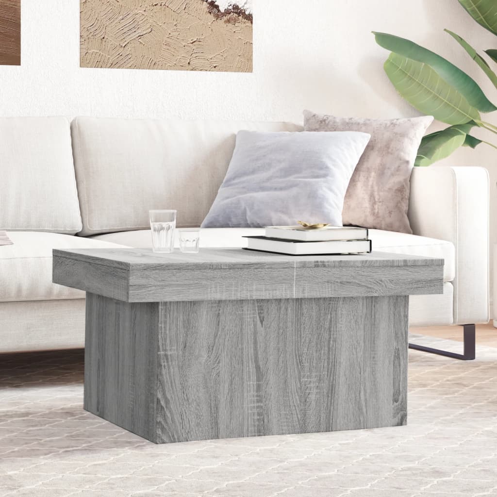 Coffee Table 100x55x40 cm Engineered Wood Grey sonoma 100 cm