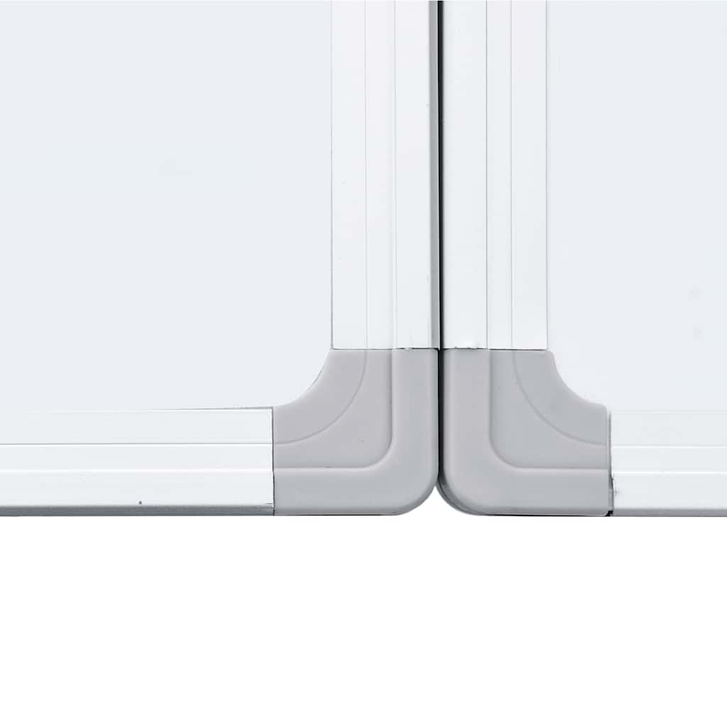 vidaXL Magnetic Whiteboard Foldable 120x100x1.7 cm Aluminium 6