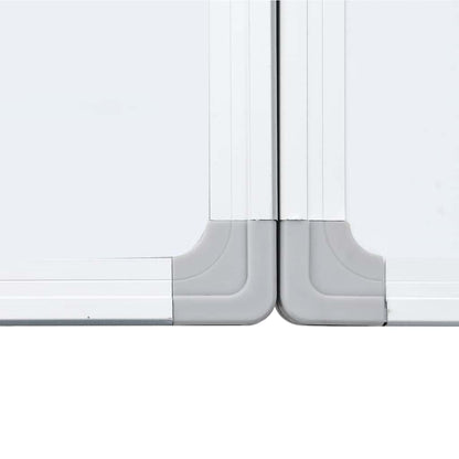 vidaXL Magnetic Whiteboard Foldable 150x100x1.7 cm Aluminium 6