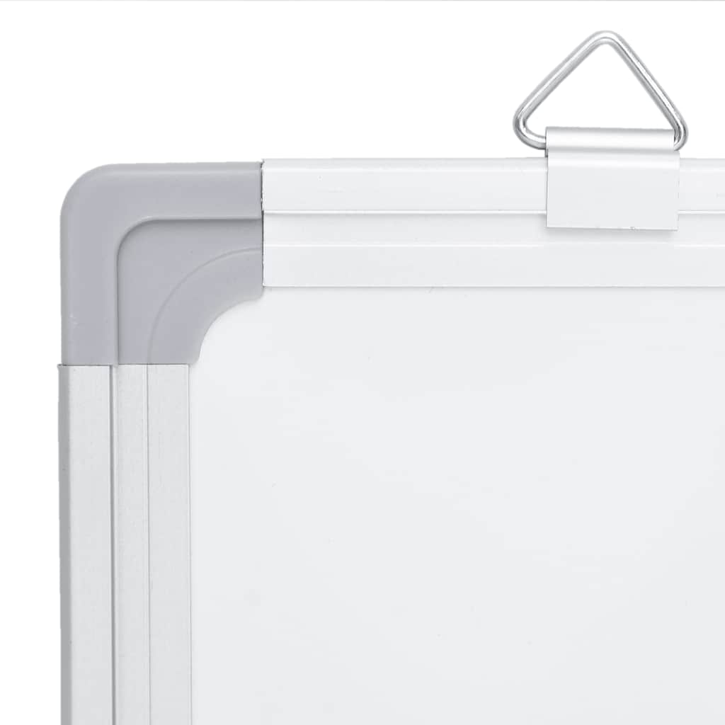 vidaXL Magnetic Whiteboard Foldable 200x40x1.7 cm Aluminium 5