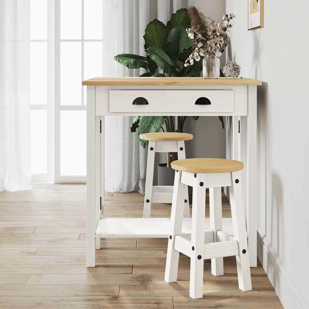 vidaXL 5 Piece Bar Set Solid Wood Pine