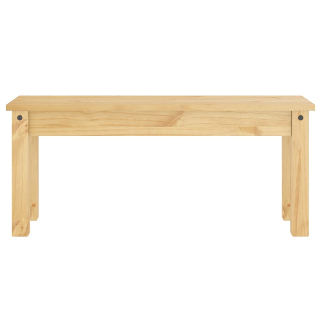 vidaXL Dining Bench PANAMA 105x30x45 cm Solid Wood Pine 4