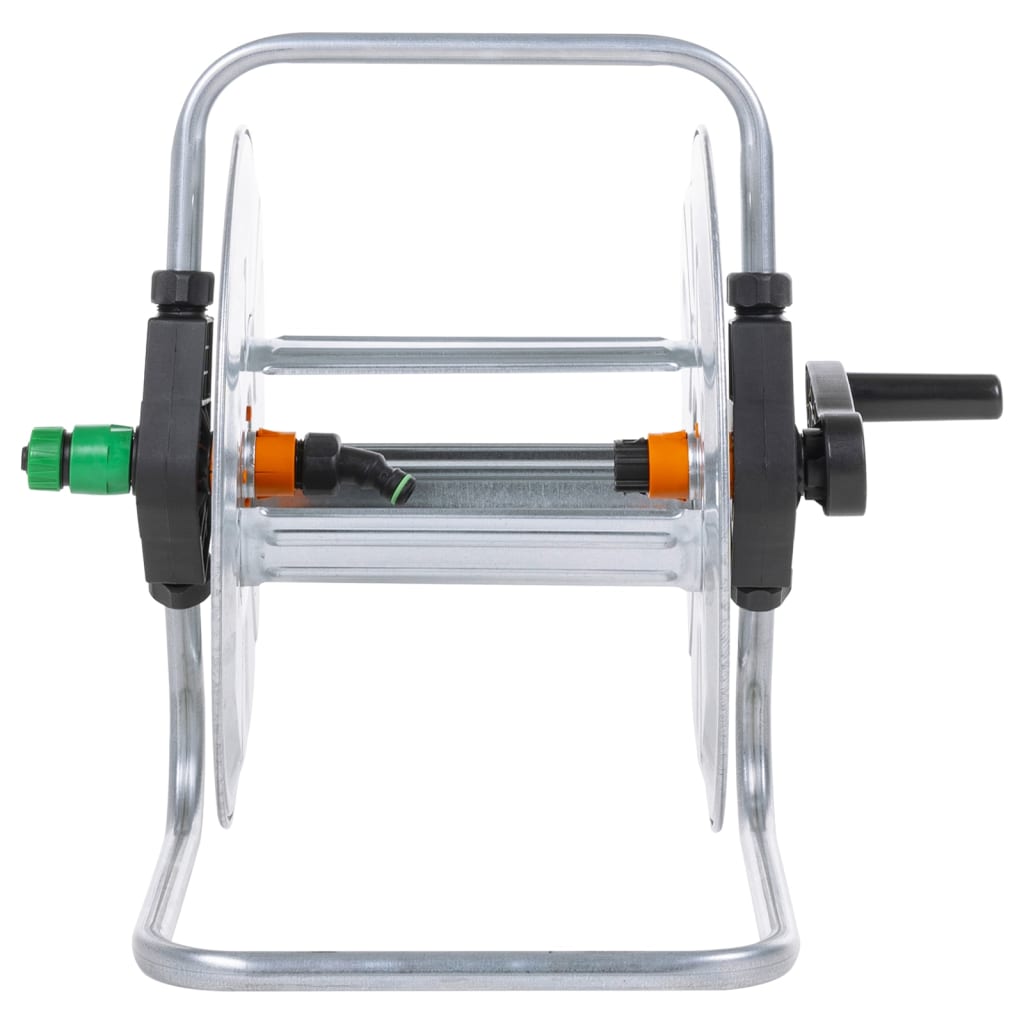 vidaXL Hose Reel Wall Mounted for 50 m 1/2" Hose Steel 3