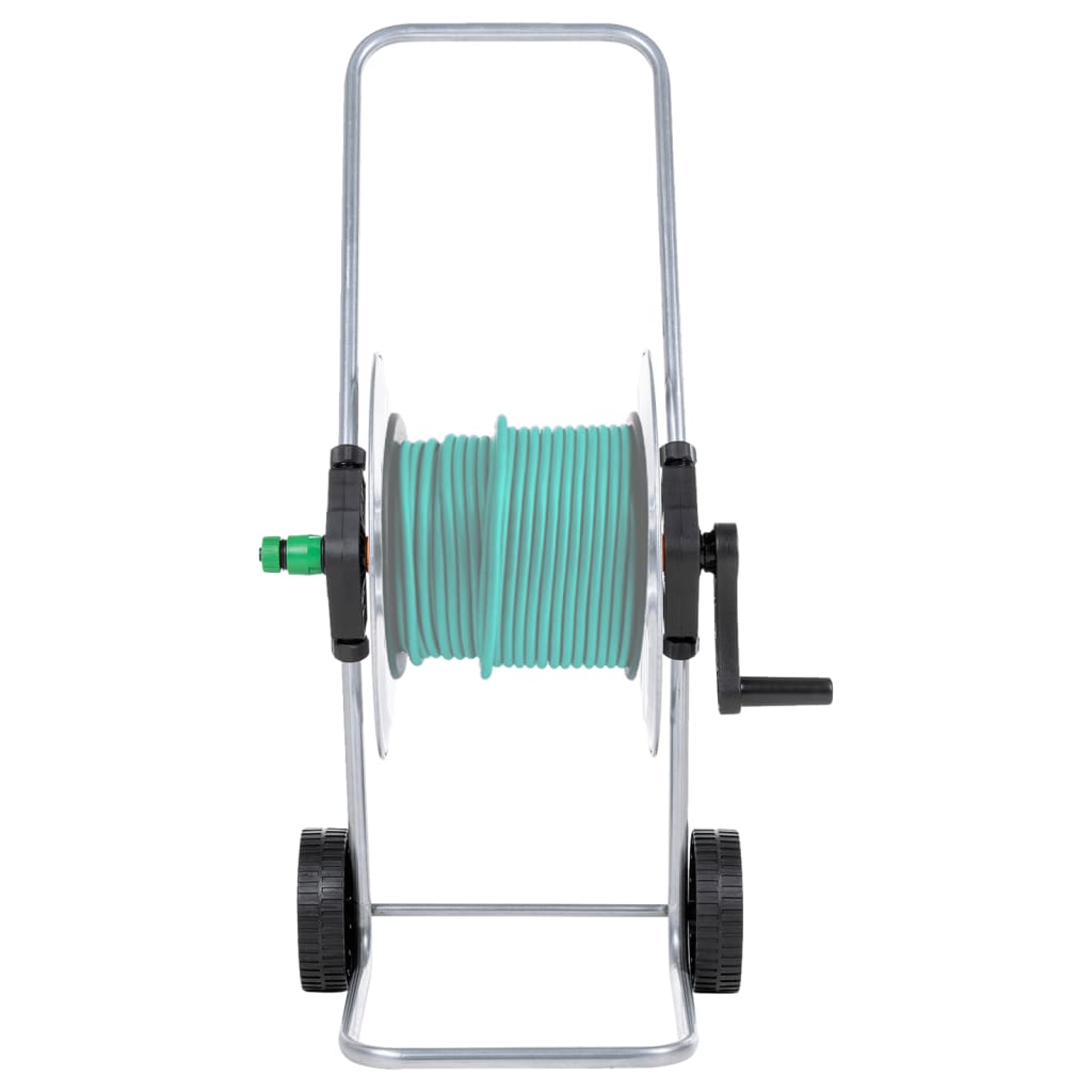 vidaXL Hose Reel Cart for 50 m 1/2" or 35 m 3/4" Hose Steel 2