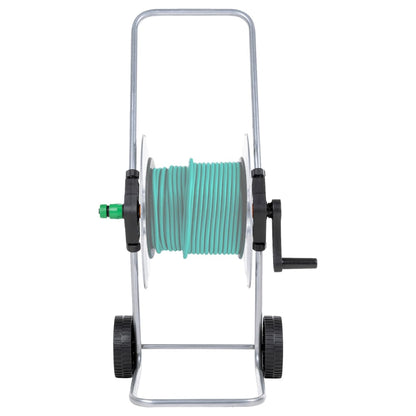 vidaXL Hose Reel Cart for 50 m 1/2" or 35 m 3/4" Hose Steel 2