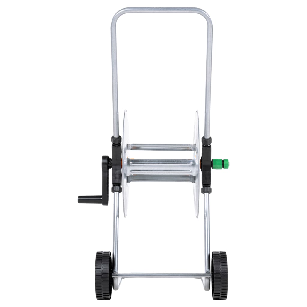 vidaXL Hose Reel Cart for 50 m 1/2" or 35 m 3/4" Hose Steel 5