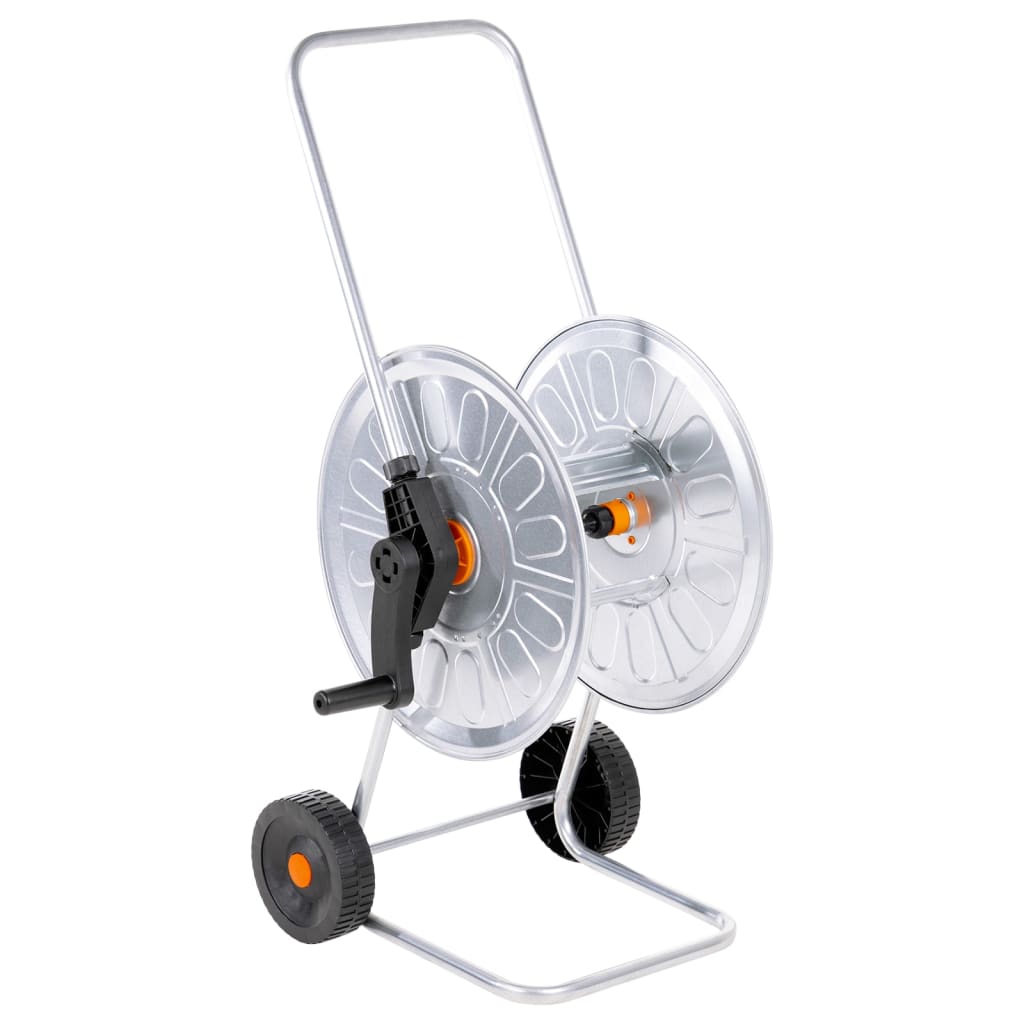 vidaXL Hose Reel Cart for 60 m 1/2" Hose Steel 1
