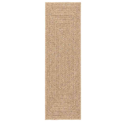vidaXL Rug ZIZUR 80x250 cm Jute Look Indoor and Outdoor 4