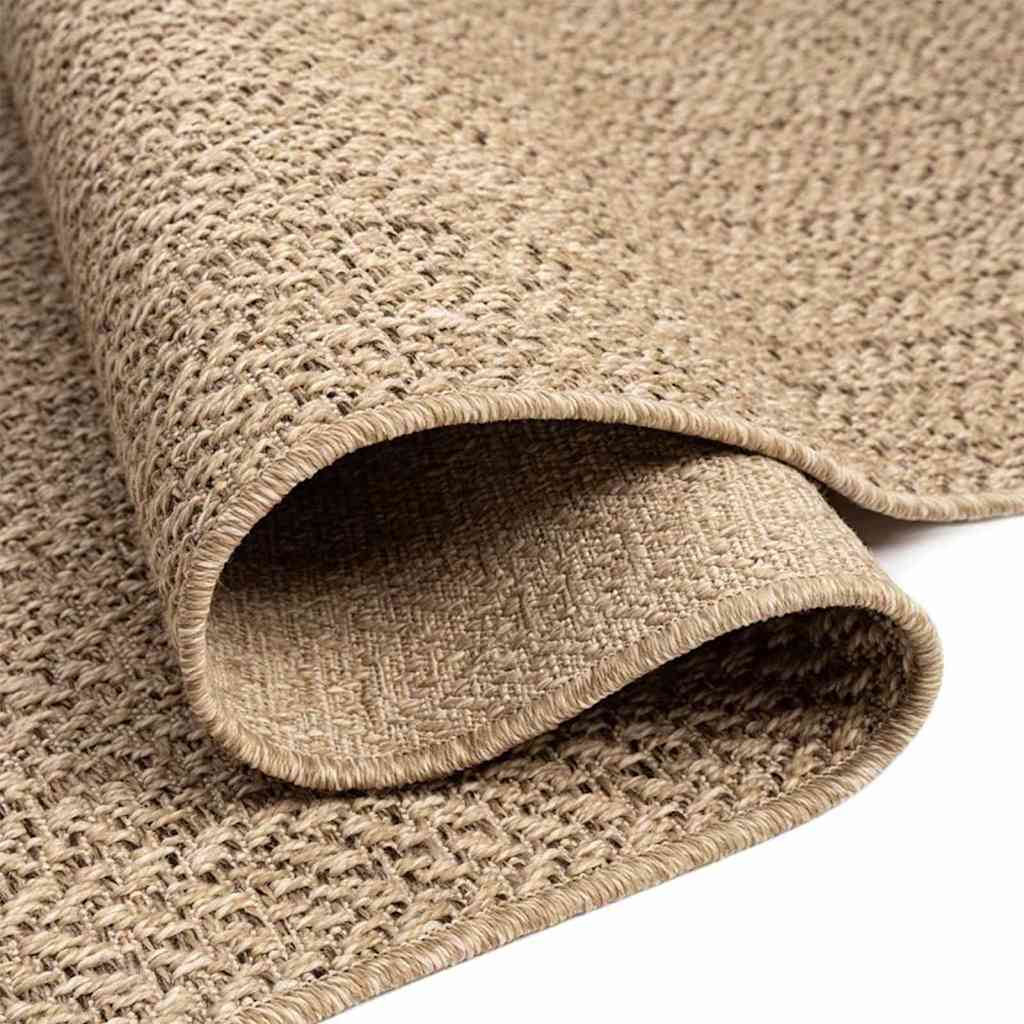 vidaXL Rug ZIZUR 80x250 cm Jute Look Indoor and Outdoor 5