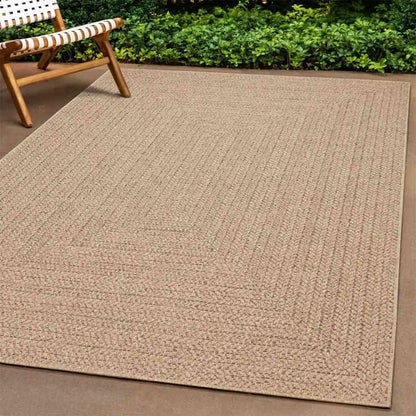 vidaXL Rug ZIZUR 80x250 cm Jute Look Indoor and Outdoor 1