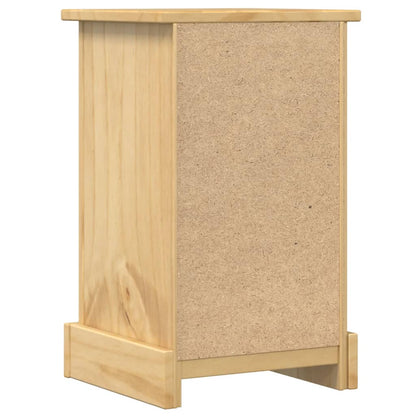 vidaXL Bedside Cabinet Corona 35x32.5x58 cm Solid Wood Pine 6