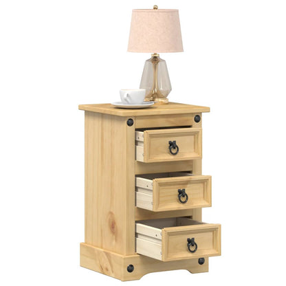 vidaXL Bedside Cabinet Corona 35x32.5x58 cm Solid Wood Pine 1