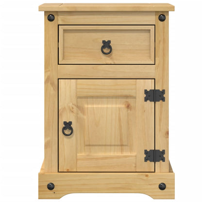 vidaXL Bedside Cabinet Corona 45x35x64 cm Solid Wood Pine 4