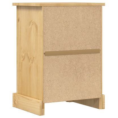 vidaXL Bedside Cabinet Corona 45x35x64 cm Solid Wood Pine 6