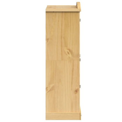 vidaXL Wardrobe "Corona" 101x52x170 cm Solid Wood Pine 5