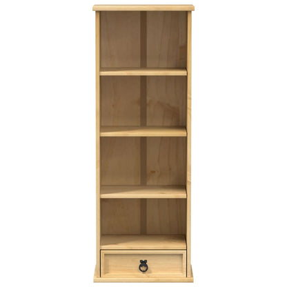 vidaXL CD Cabinet "Corona" 40x30x110 cm Solid Wood Pine 4